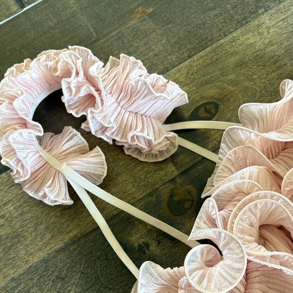 Pink Ruffled Bodysuit - Picture 5 of 5